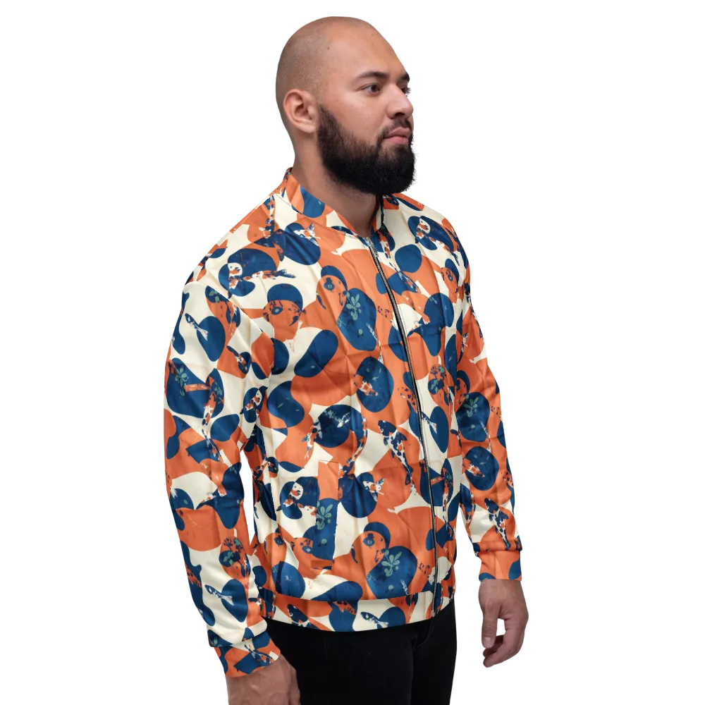 Koi Pop on Bomber Jacket — Right