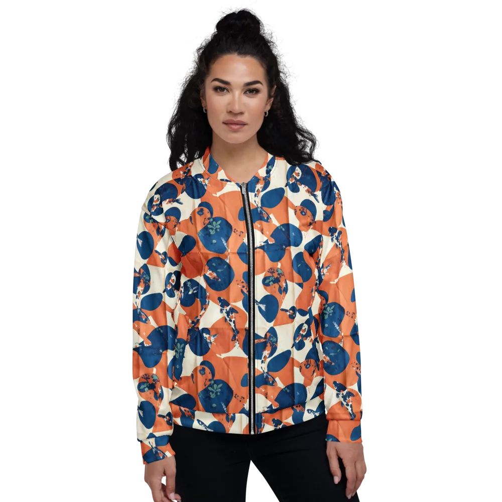 Koi Pop on Bomber Jacket — Front