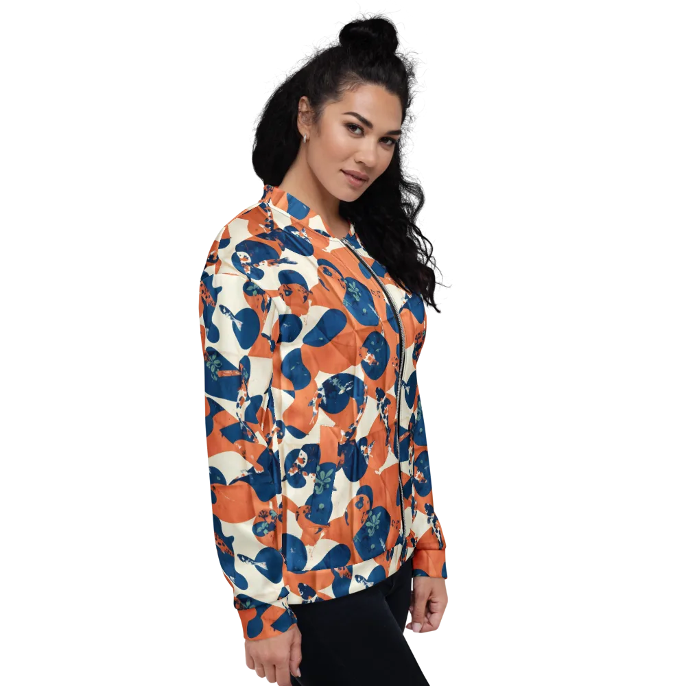 Koi Pop on Bomber Jacket — Right