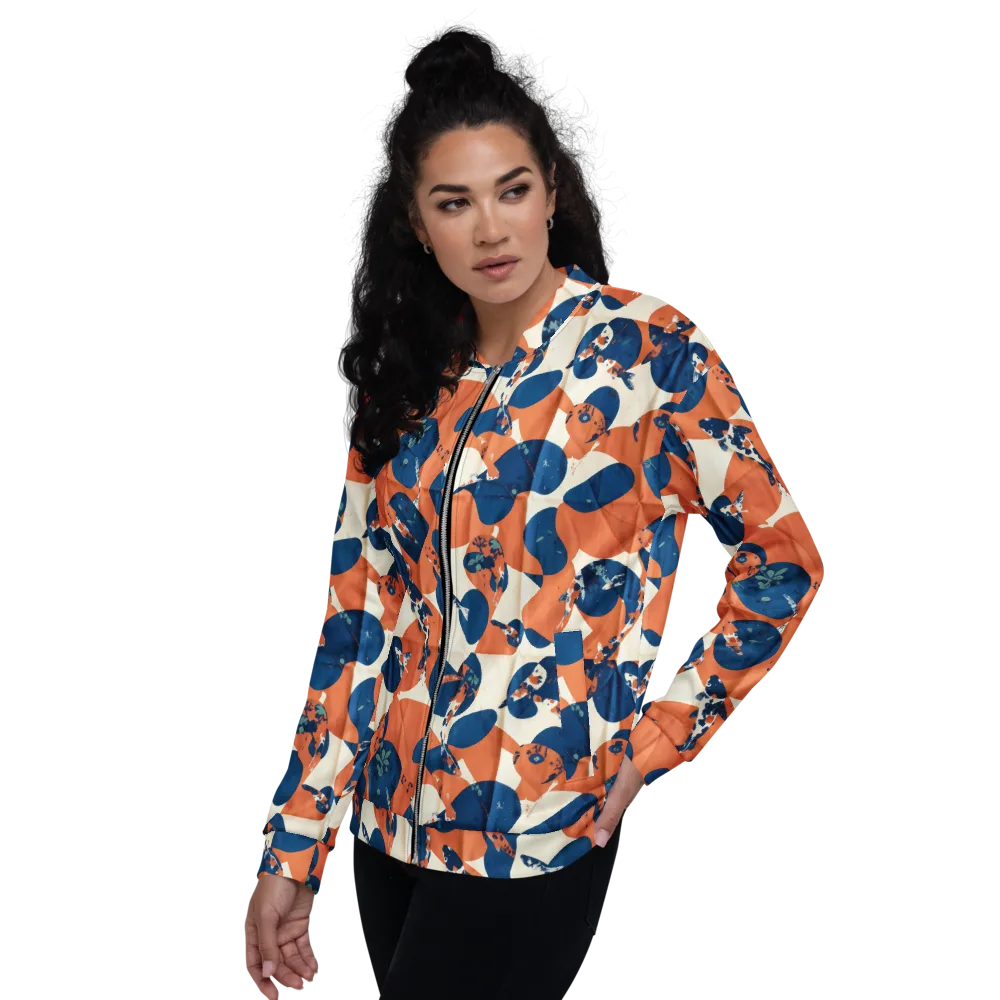 Koi Pop on Bomber Jacket — Left