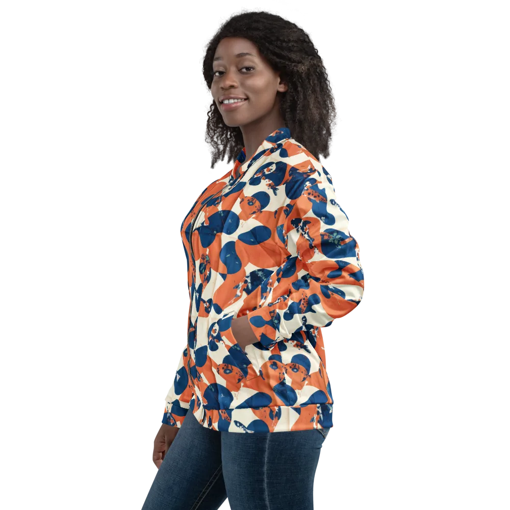 Koi Pop on Bomber Jacket — Left