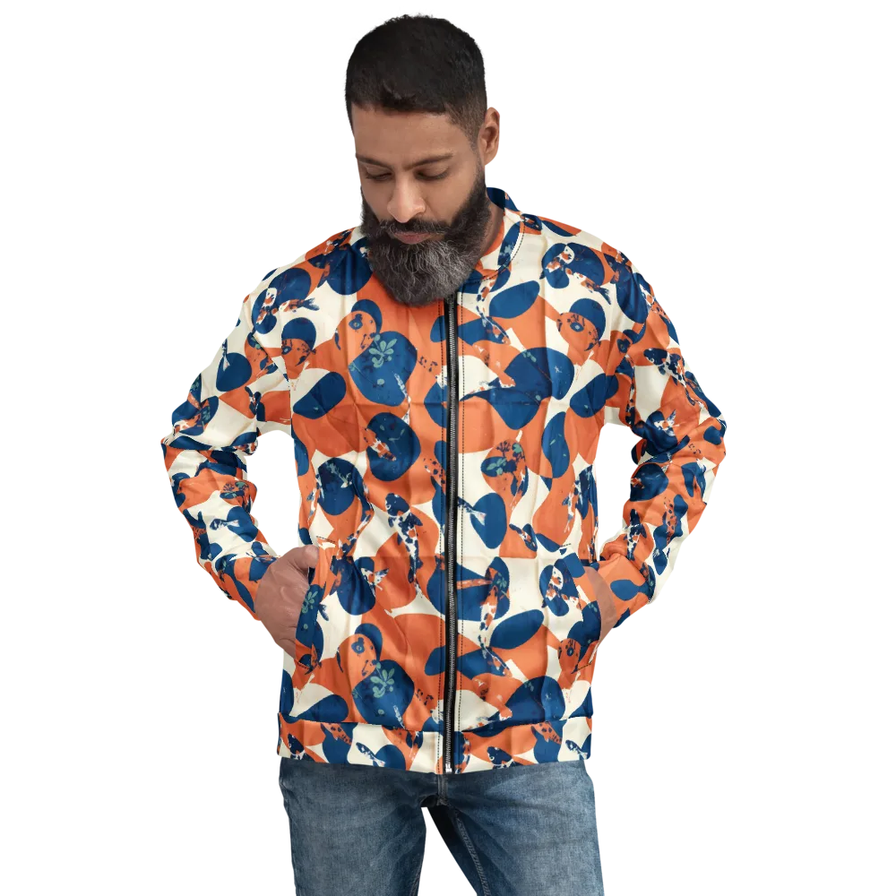 Koi Pop on Bomber Jacket — Front