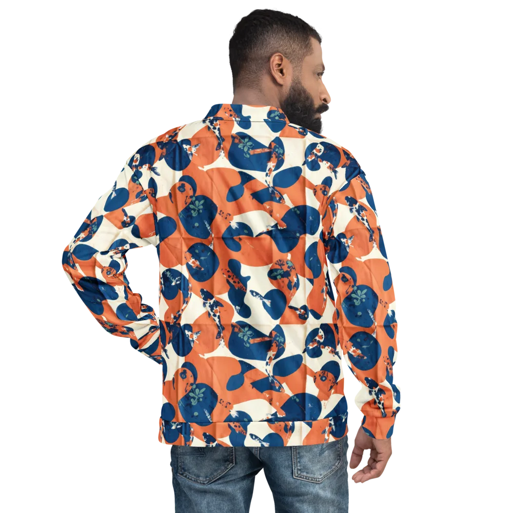 Koi Pop on Bomber Jacket — Back
