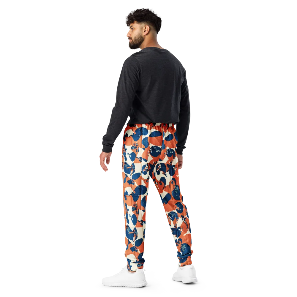 Koi Pop on Men's Joggers — Back