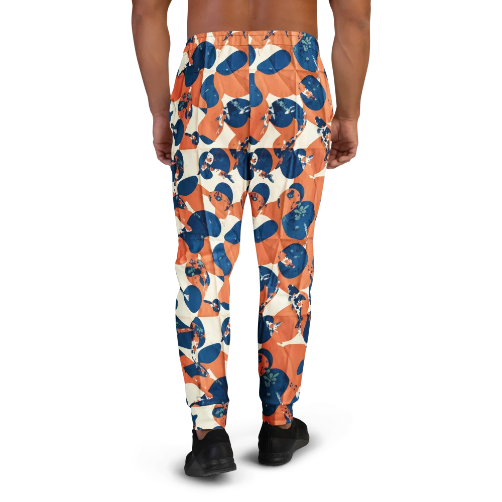 Koi Pop on Men's Joggers — Back