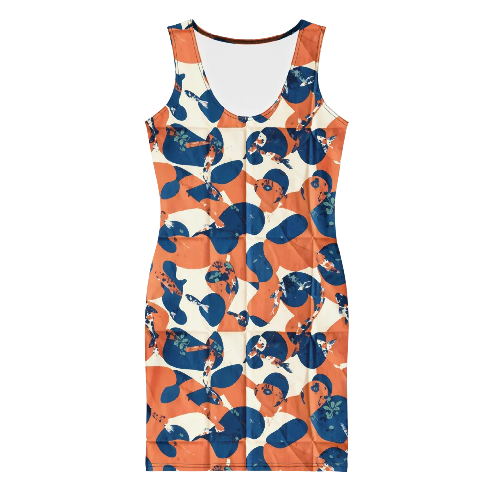 Koi Pop on Bodycon Dress — Front