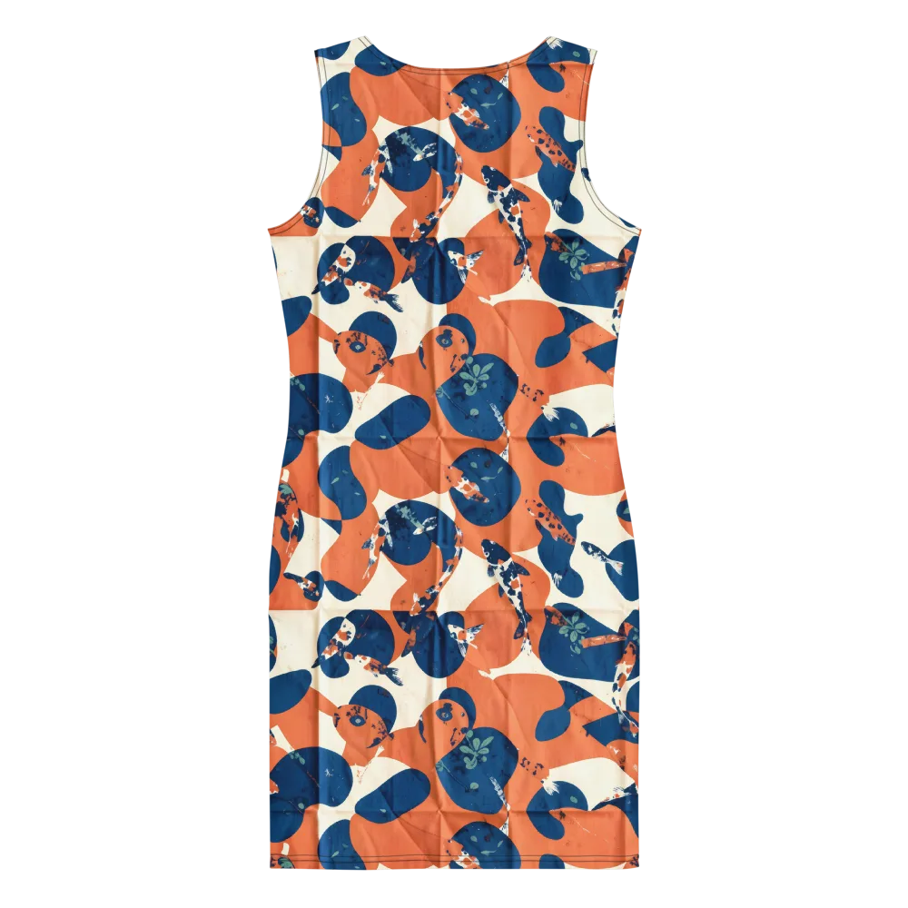 Koi Pop on Bodycon Dress — Back