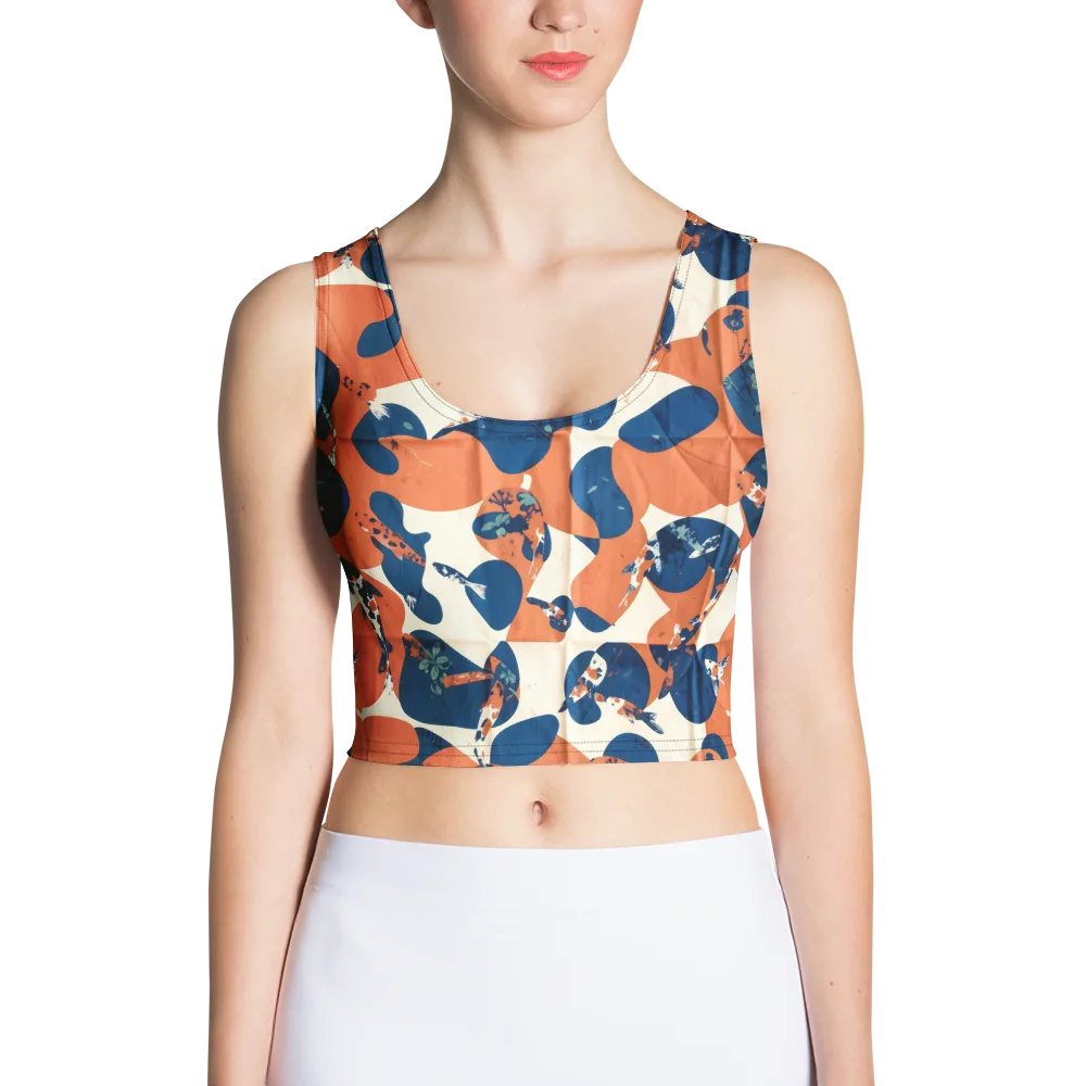 Koi Pop on Crop Top — Front