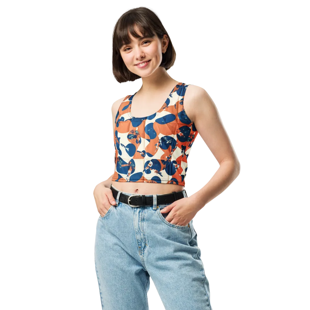 Koi Pop on Crop Top — Front