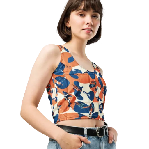 Koi Pop on a Crop Top