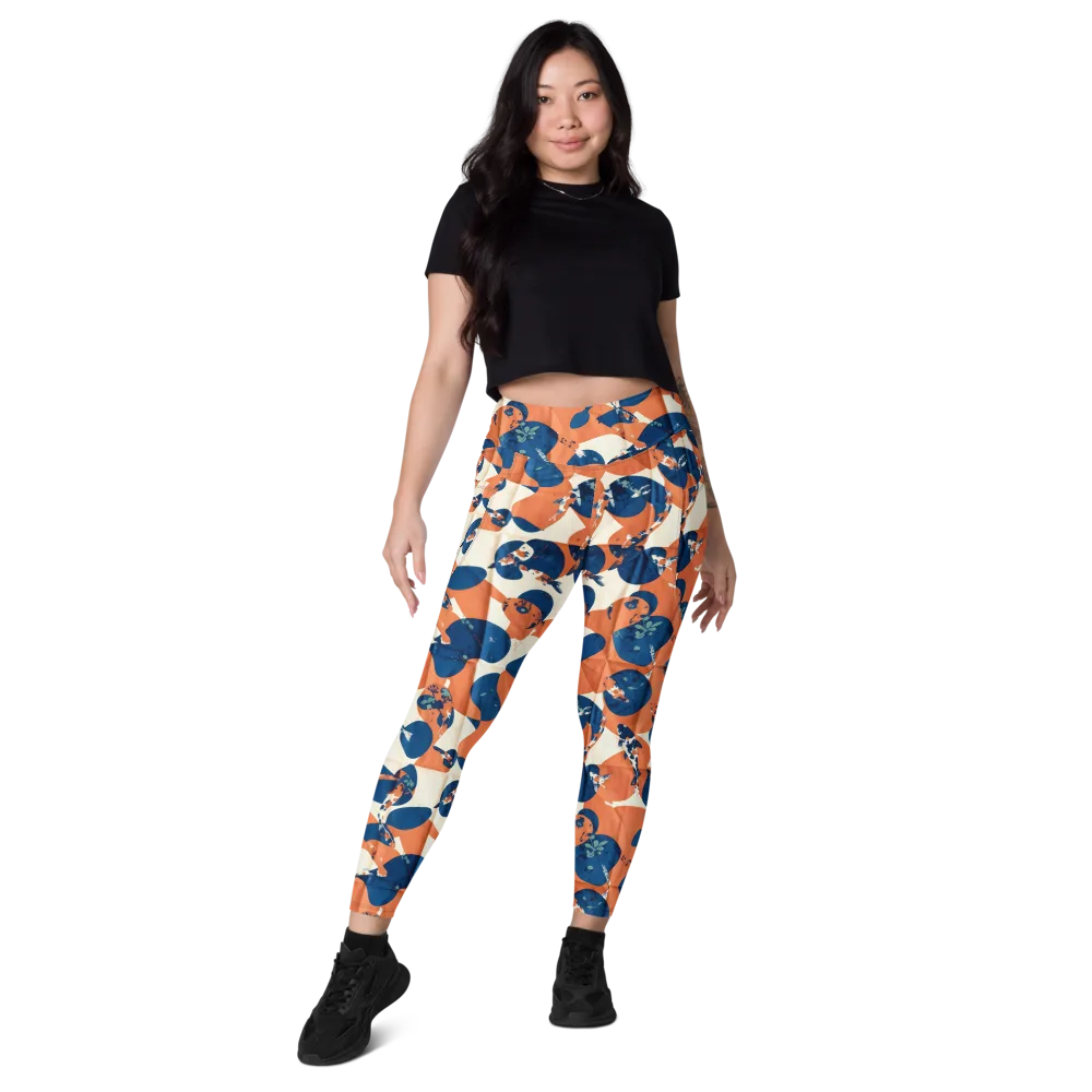 Koi Pop on Leggings with Pockets — Front