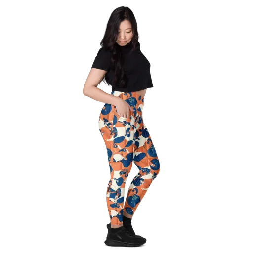 Koi Pop on a Leggings with Pockets