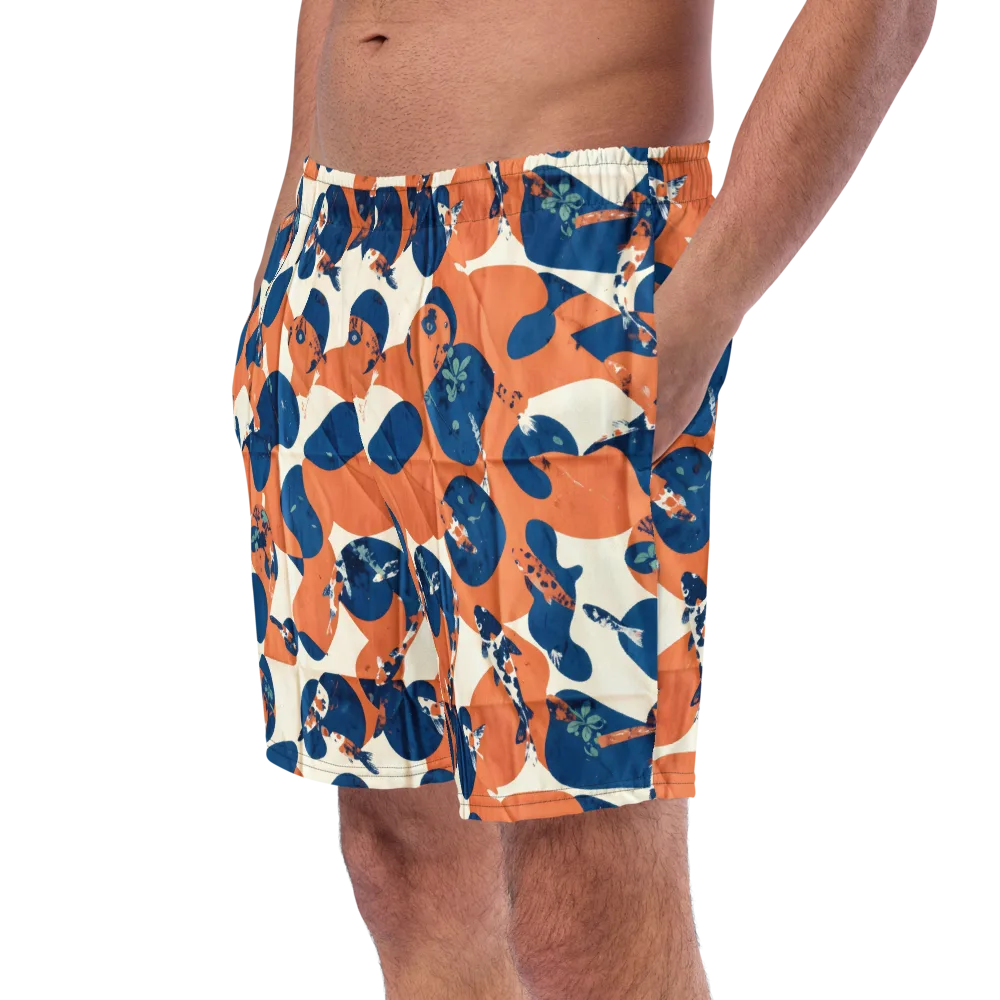 Koi Pop on Swim Trunks — Left Front