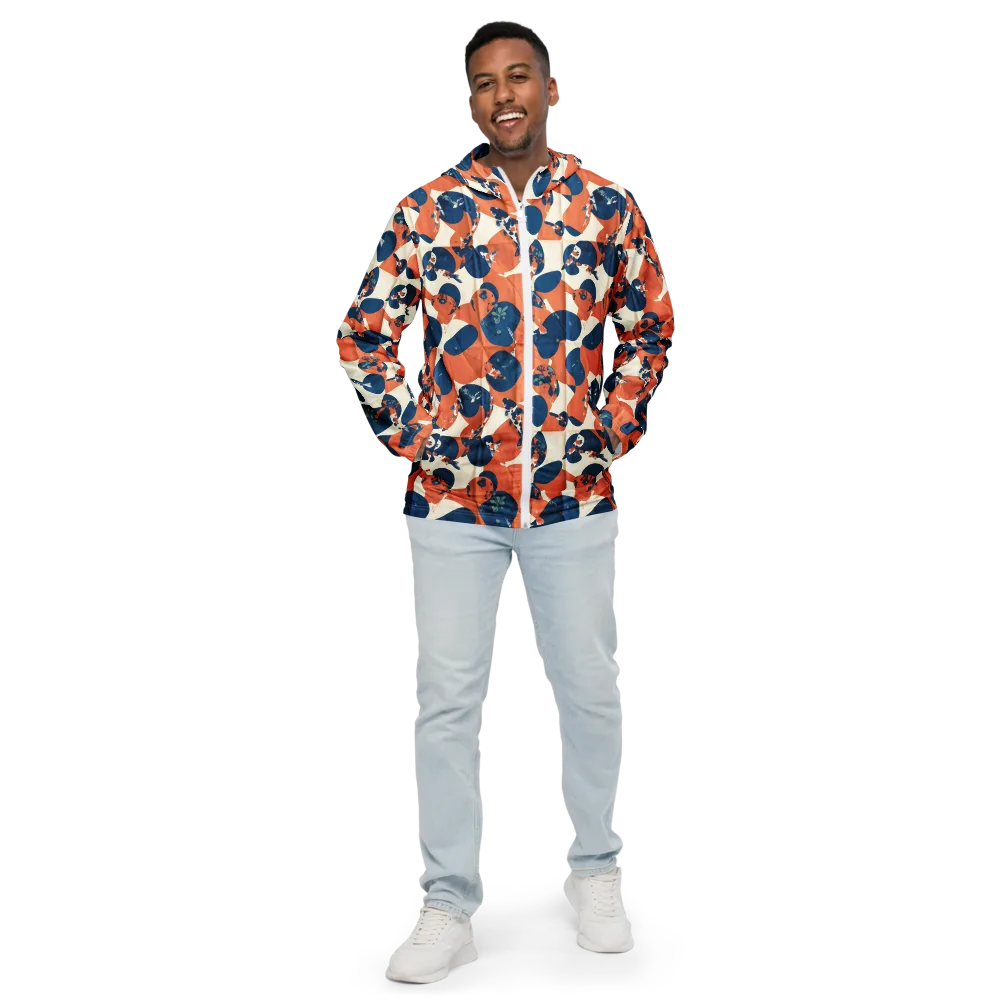 Koi Pop on Men's Windbreaker — Front