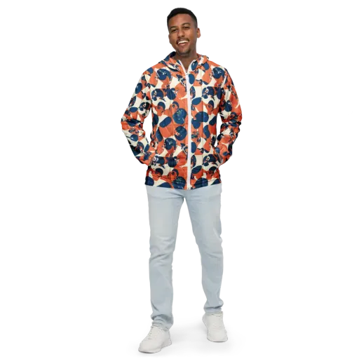 Koi Pop on a Men's Windbreaker