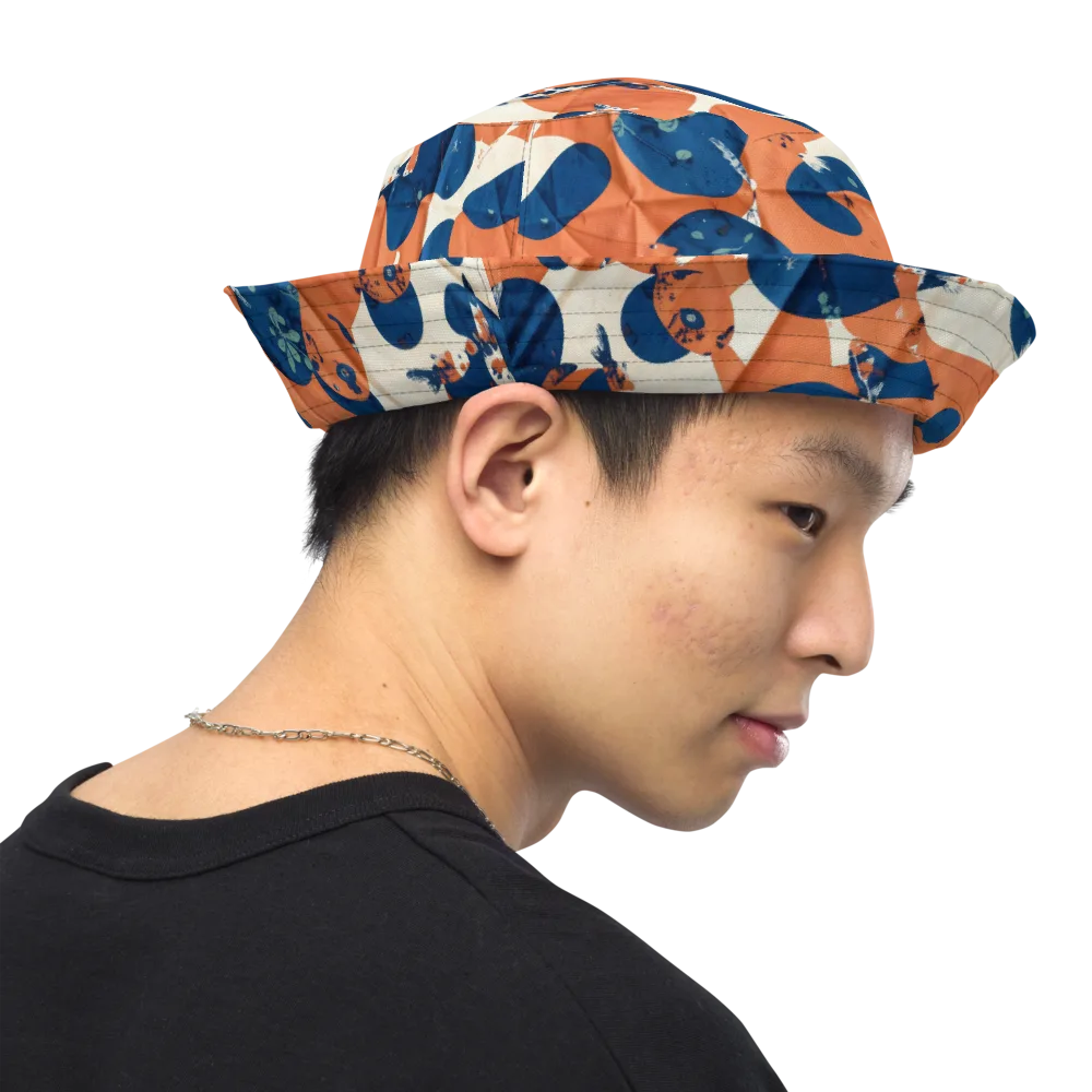 Koi Pop on Reversible Bucket Hat — Right Outside