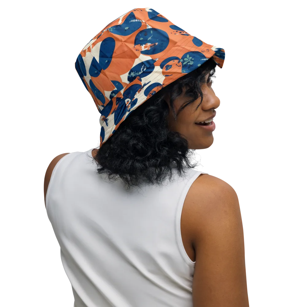 Koi Pop on Reversible Bucket Hat — Right Outside