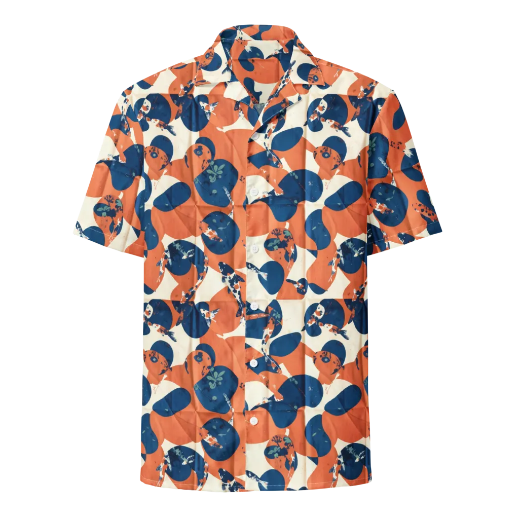 Koi Pop on Button Shirt — Front