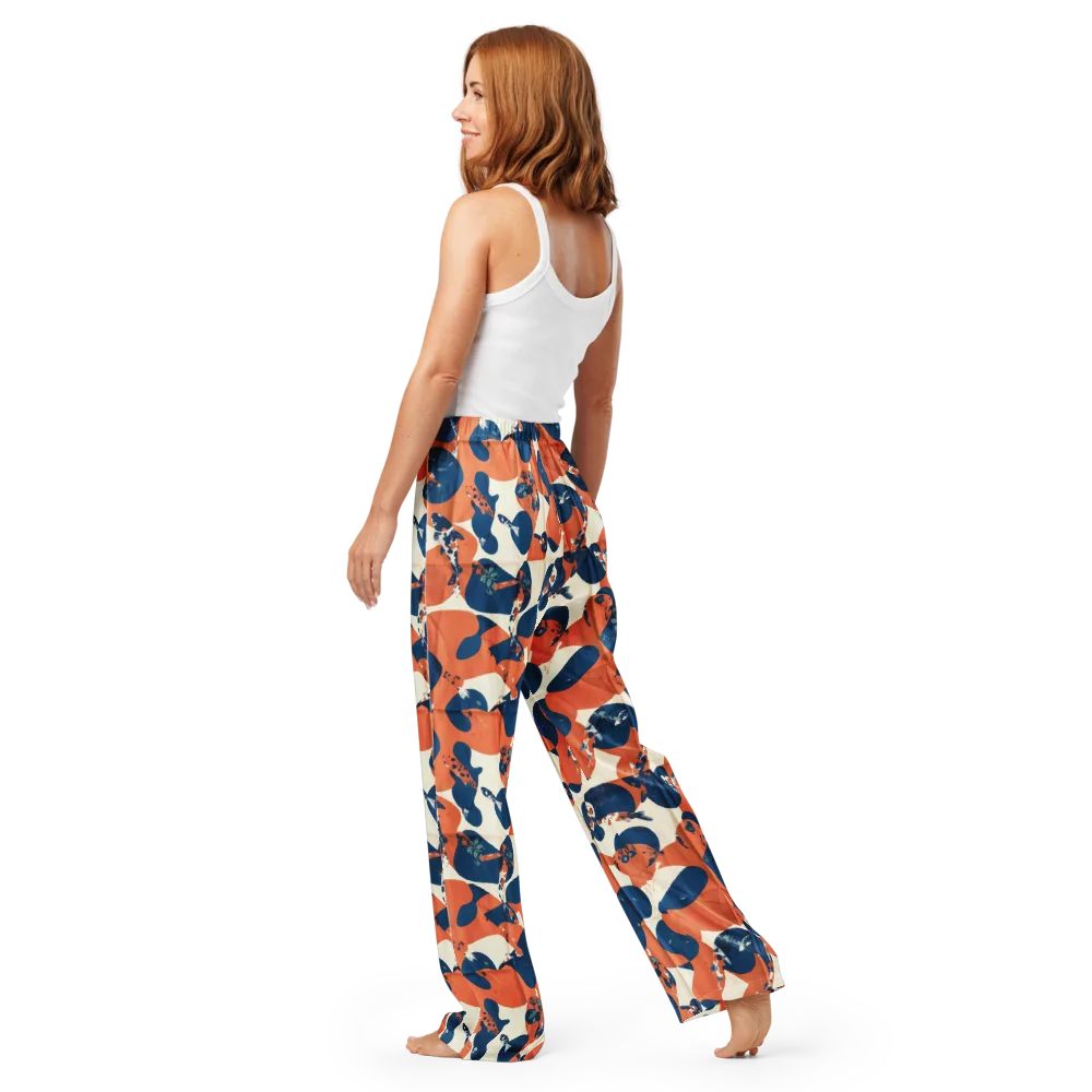 Koi Pop on Women's Pajama Pants — Back