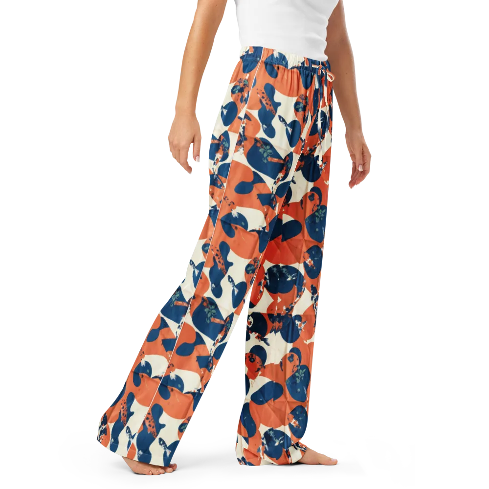 Koi Pop on Women's Pajama Pants — Right Front