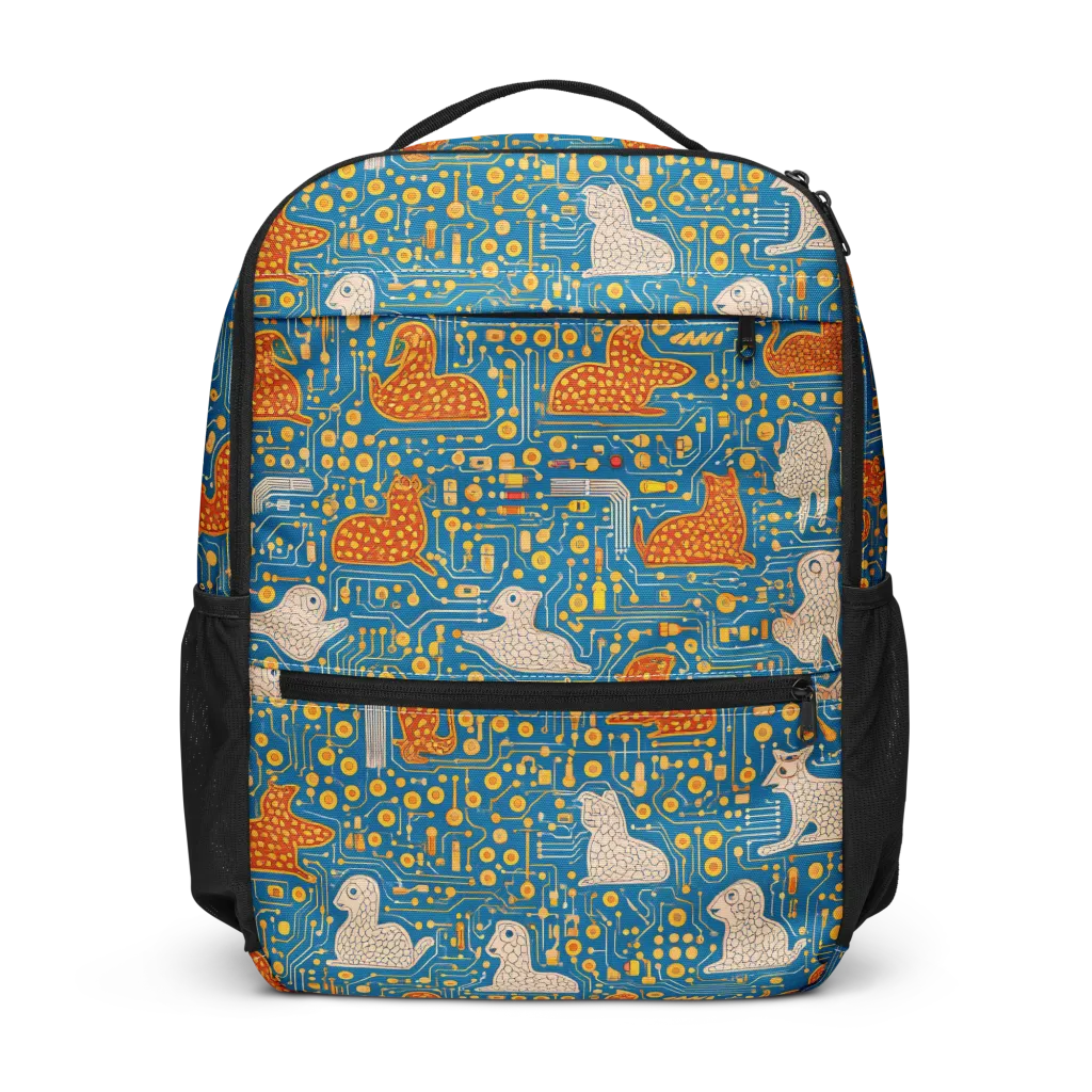 Copper Circuit Warren on Utility Backpack — Front