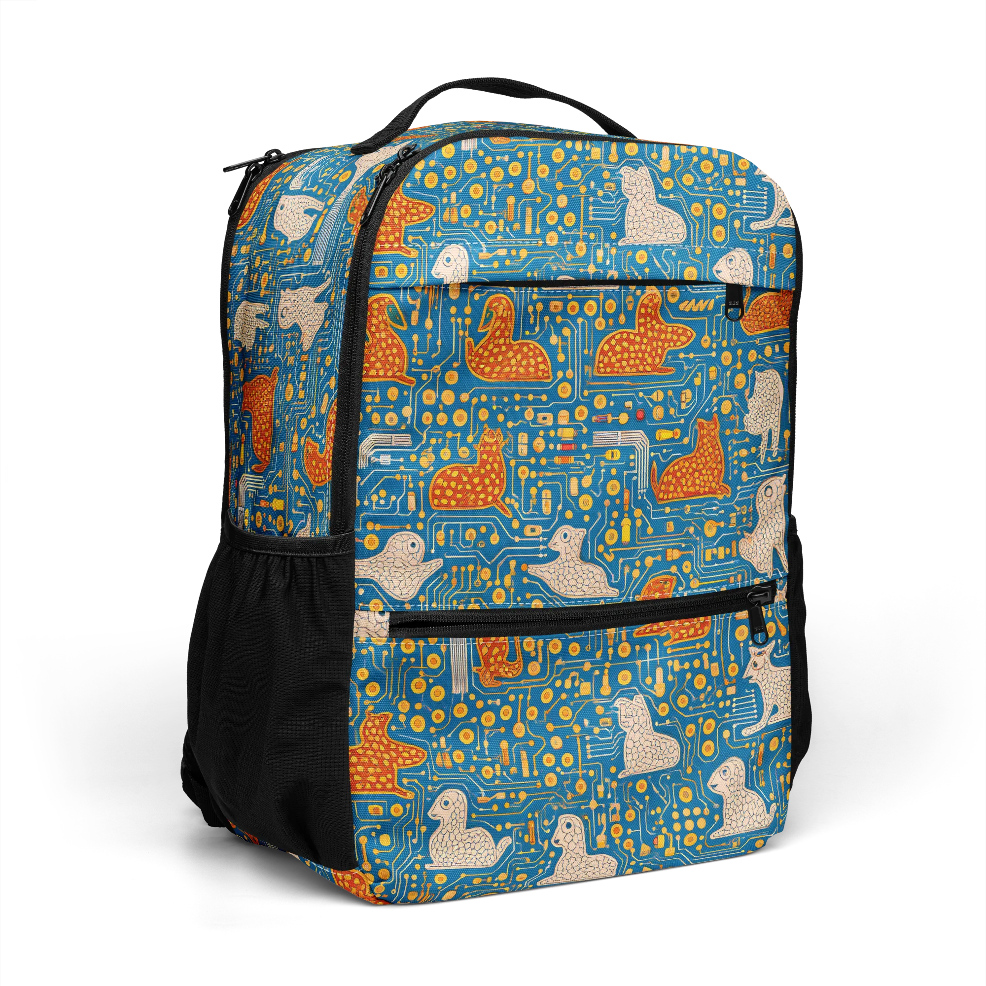 Copper Circuit Warren on Utility Backpack — Right Front