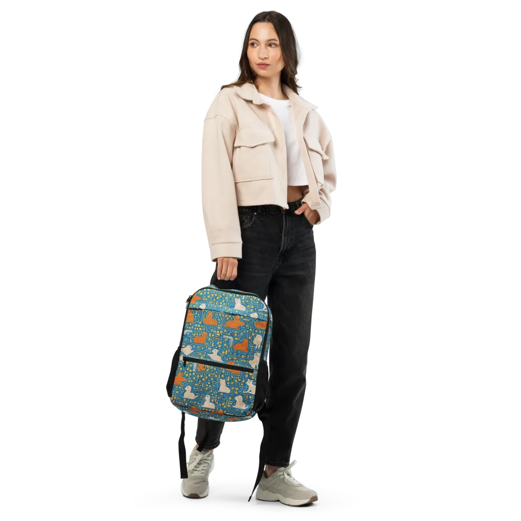 Copper Circuit Warren on Utility Backpack — Front