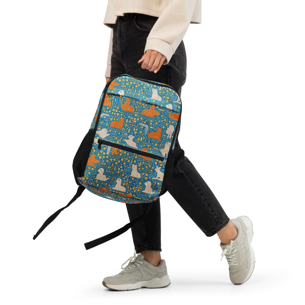 Copper Circuit Warren on Utility Backpack — Front