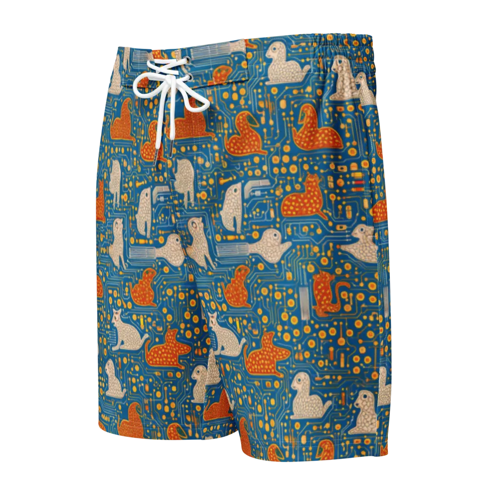 Copper Circuit Warren on Men's Board Shorts — Front