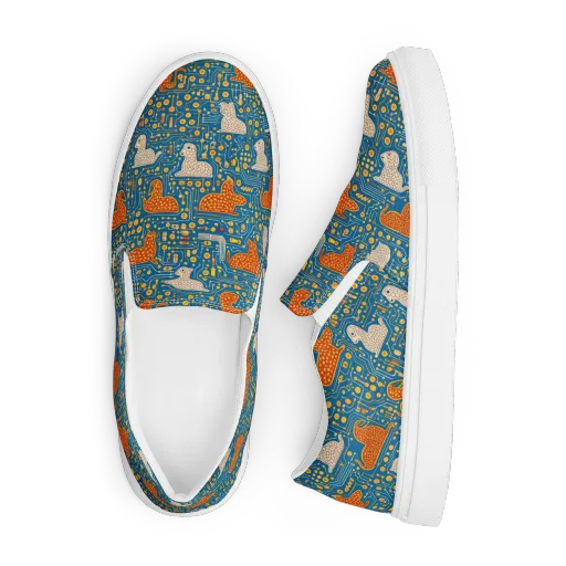 Copper Circuit Warren on a Men's Slip-On Canvas Shoes