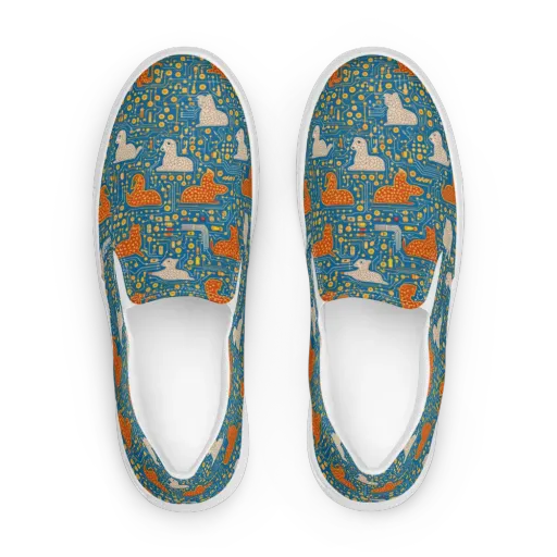 Copper Circuit Warren on a Women's Slip-On Canvas Shoes
