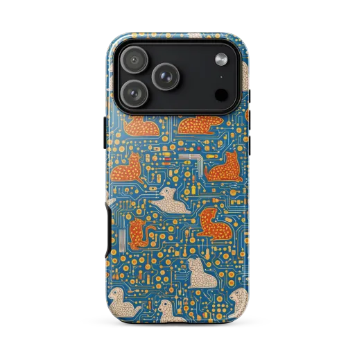 Copper Circuit Warren on a Tough Case for iPhone®