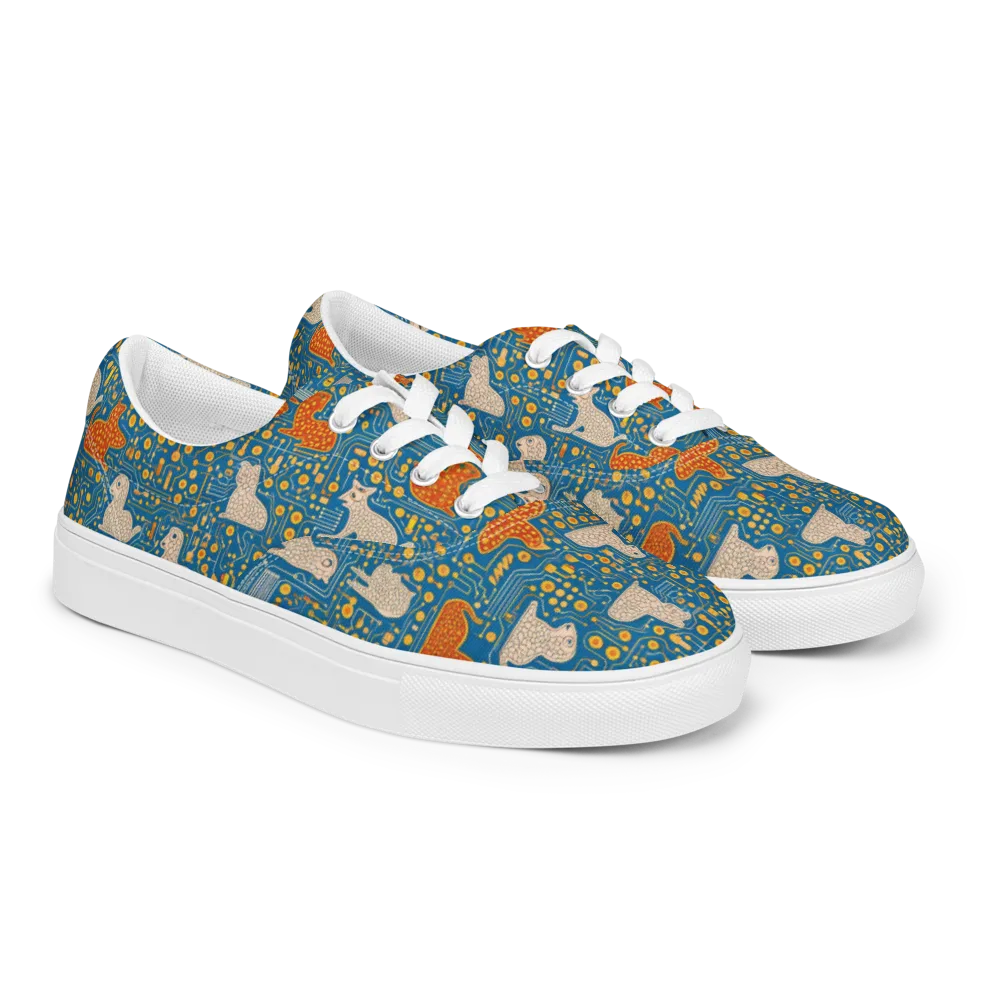 Copper Circuit Warren on Men's Lace-Up Canvas Shoes — Right Front