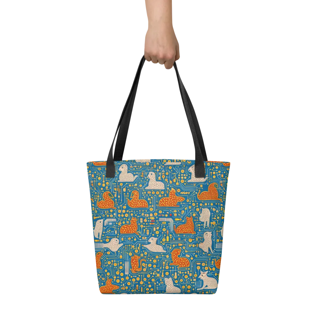 Copper Circuit Warren on Tote Bag — Front