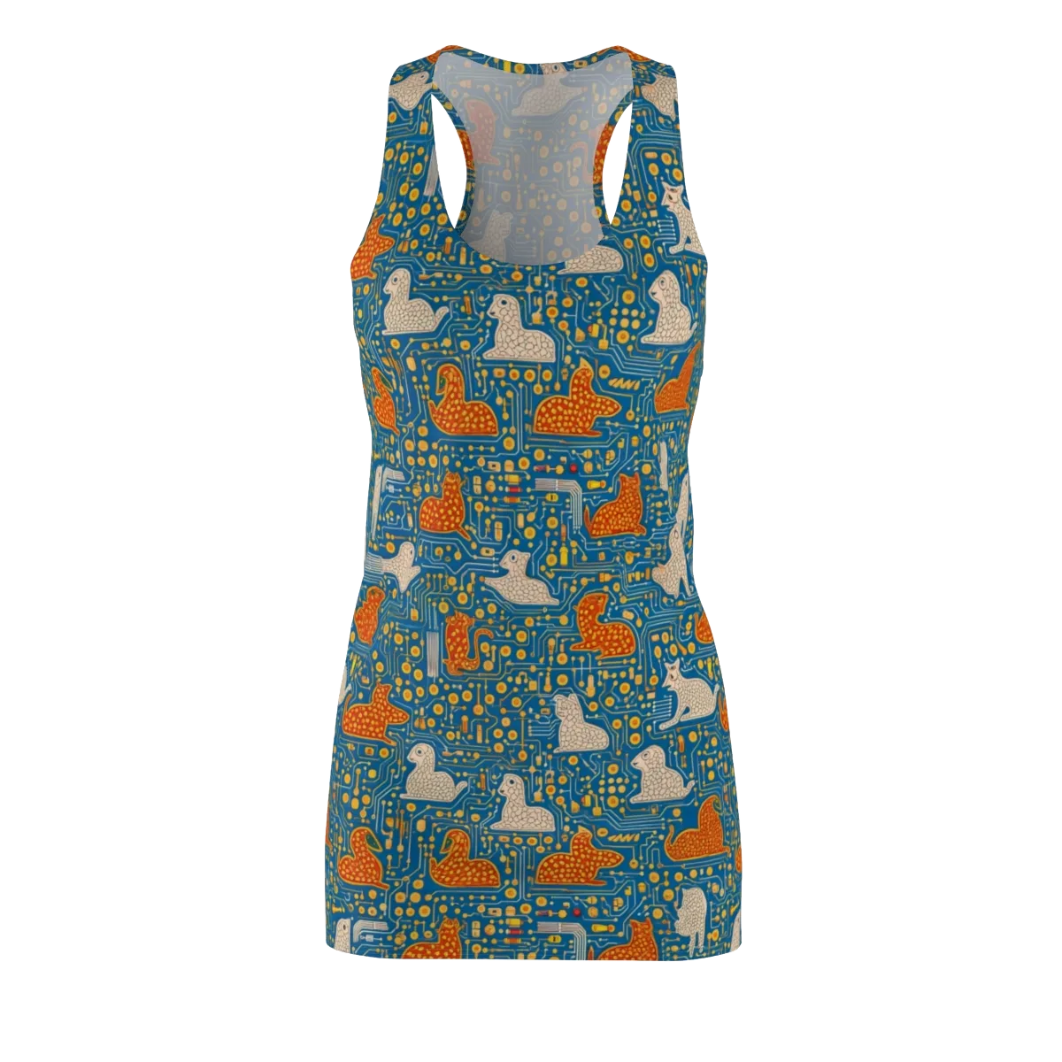 Copper Circuit Warren on Racerback Dress — Front
