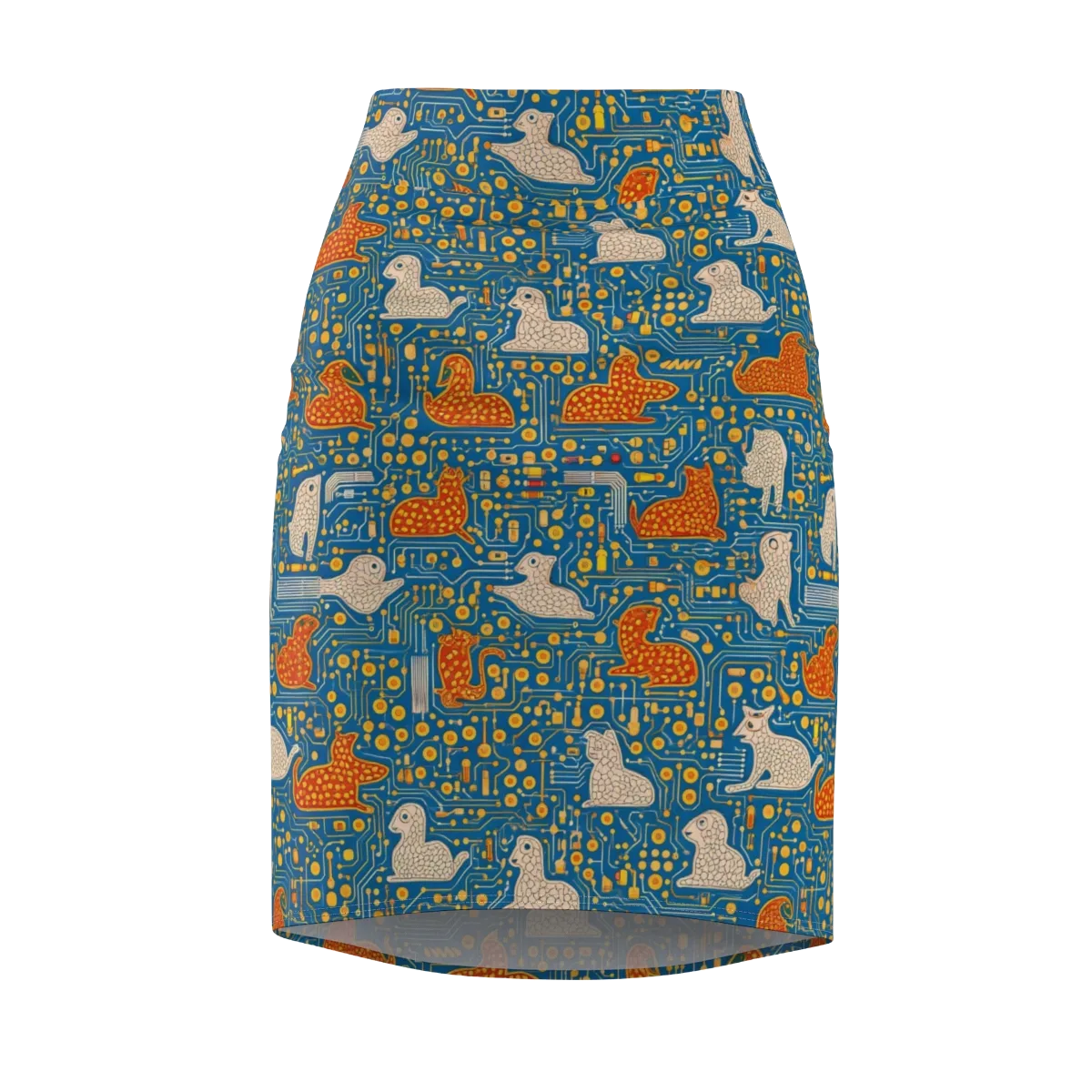 Copper Circuit Warren on Pencil Skirt — Front