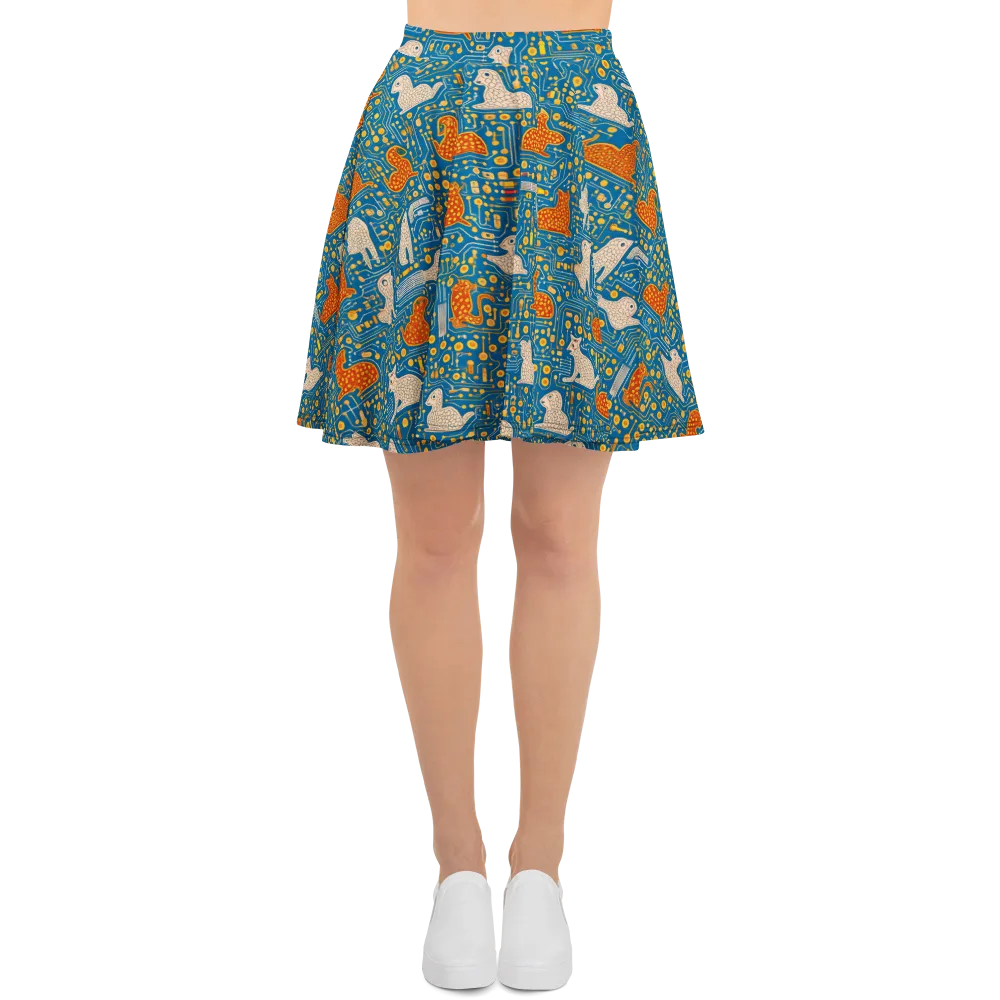 Copper Circuit Warren on Skater Skirt — Front