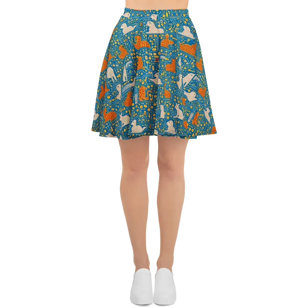 Copper Circuit Warren on Skater Skirt — Front