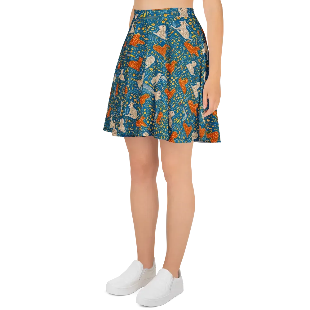 Copper Circuit Warren on Skater Skirt — Left