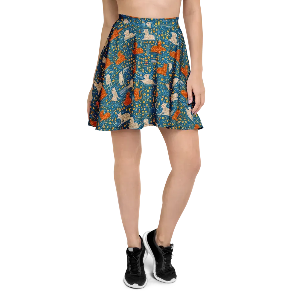 Copper Circuit Warren on Skater Skirt — Front