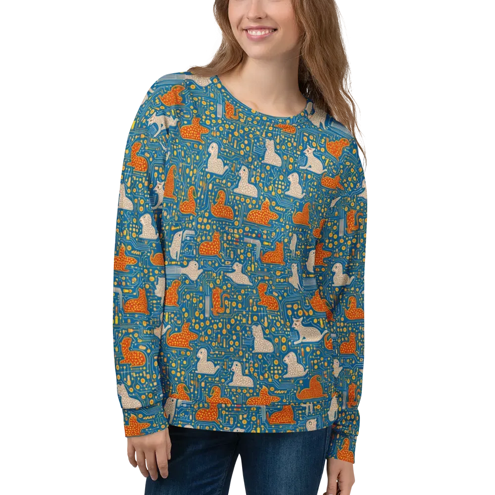 Copper Circuit Warren on Sweatshirt — Front