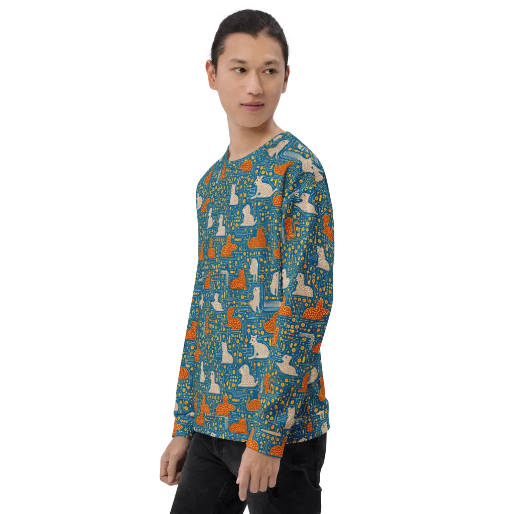 Copper Circuit Warren on Sweatshirt — Left Front
