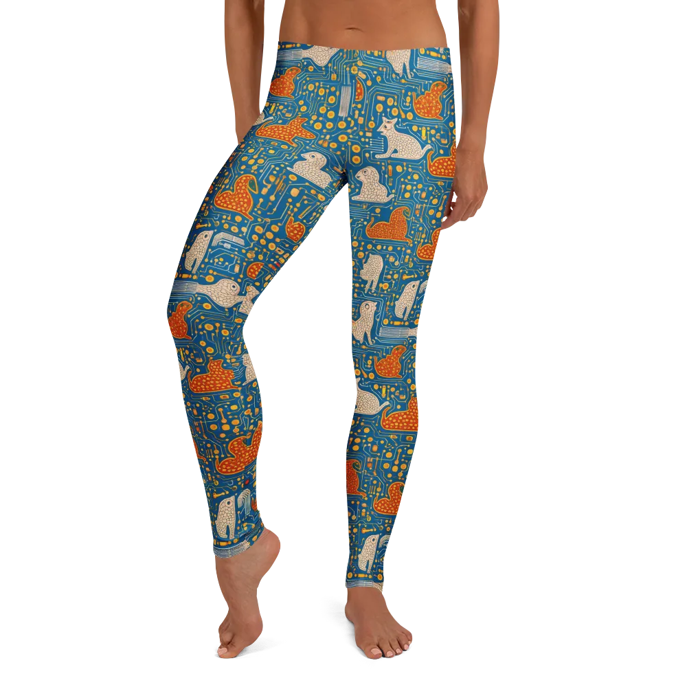 Copper Circuit Warren on Leggings — Front
