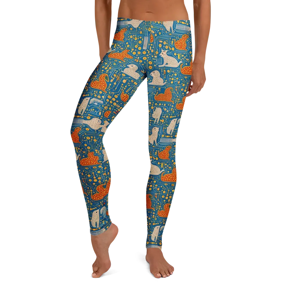 Copper Circuit Warren on Leggings — Front