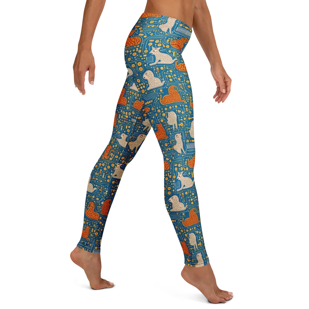 Copper Circuit Warren on Leggings — Right