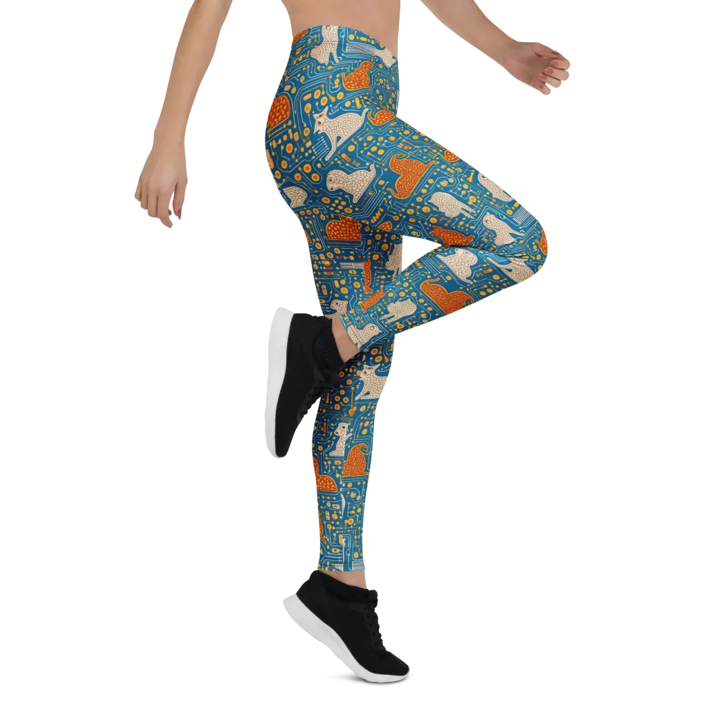 Copper Circuit Warren on Leggings — Right