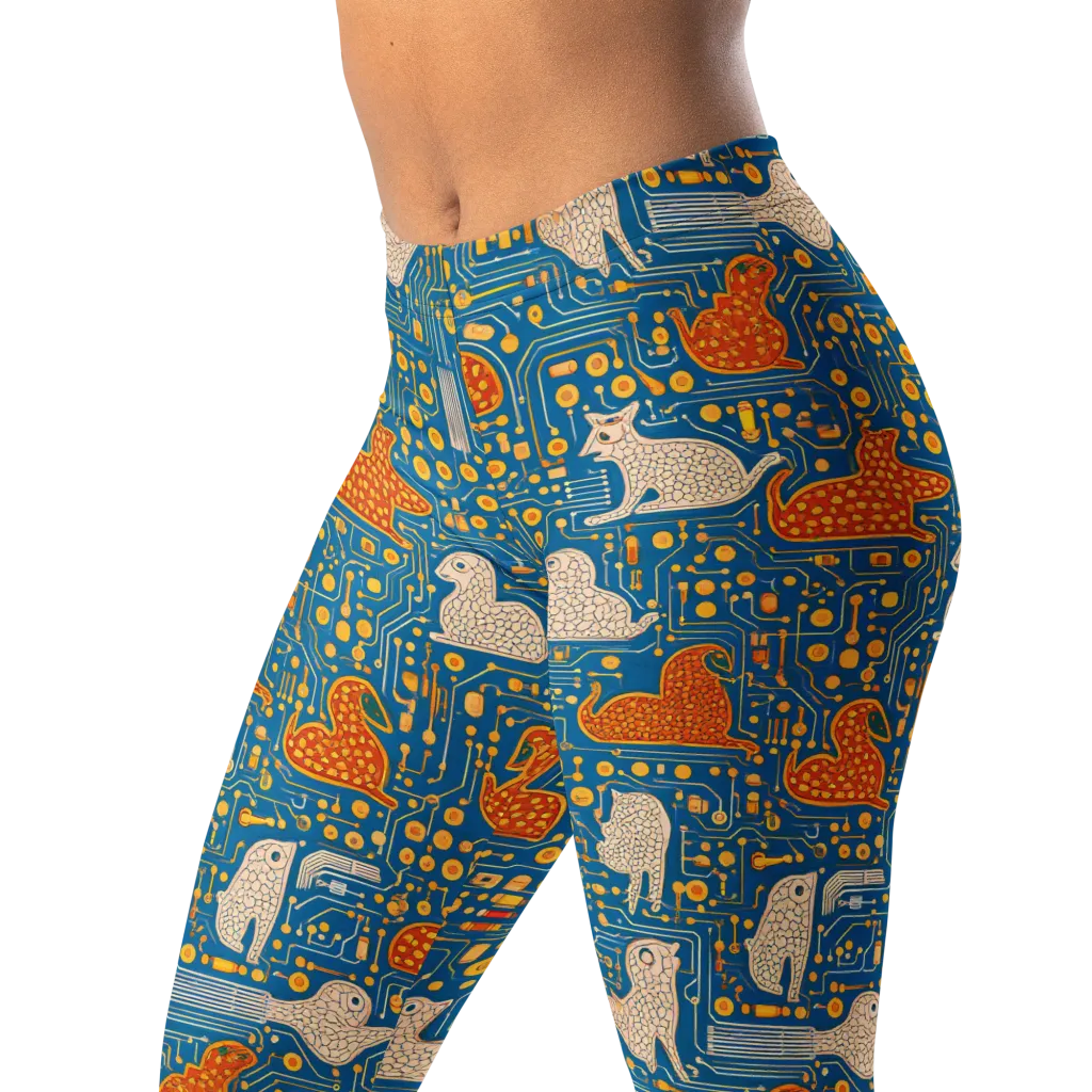 Copper Circuit Warren on Leggings — Left Front