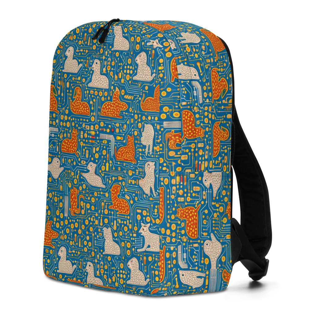 Copper Circuit Warren on Minimalist Backpack — Left