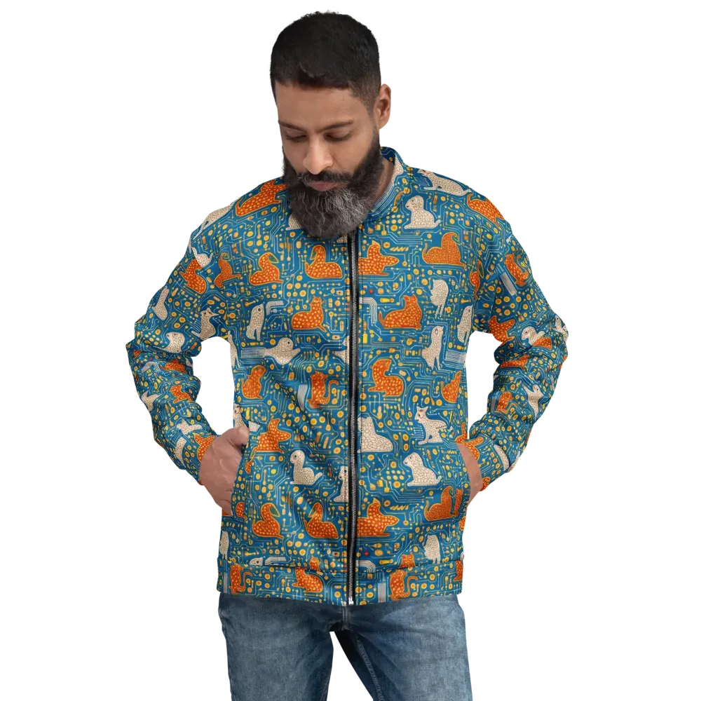 Copper Circuit Warren on Bomber Jacket — Front