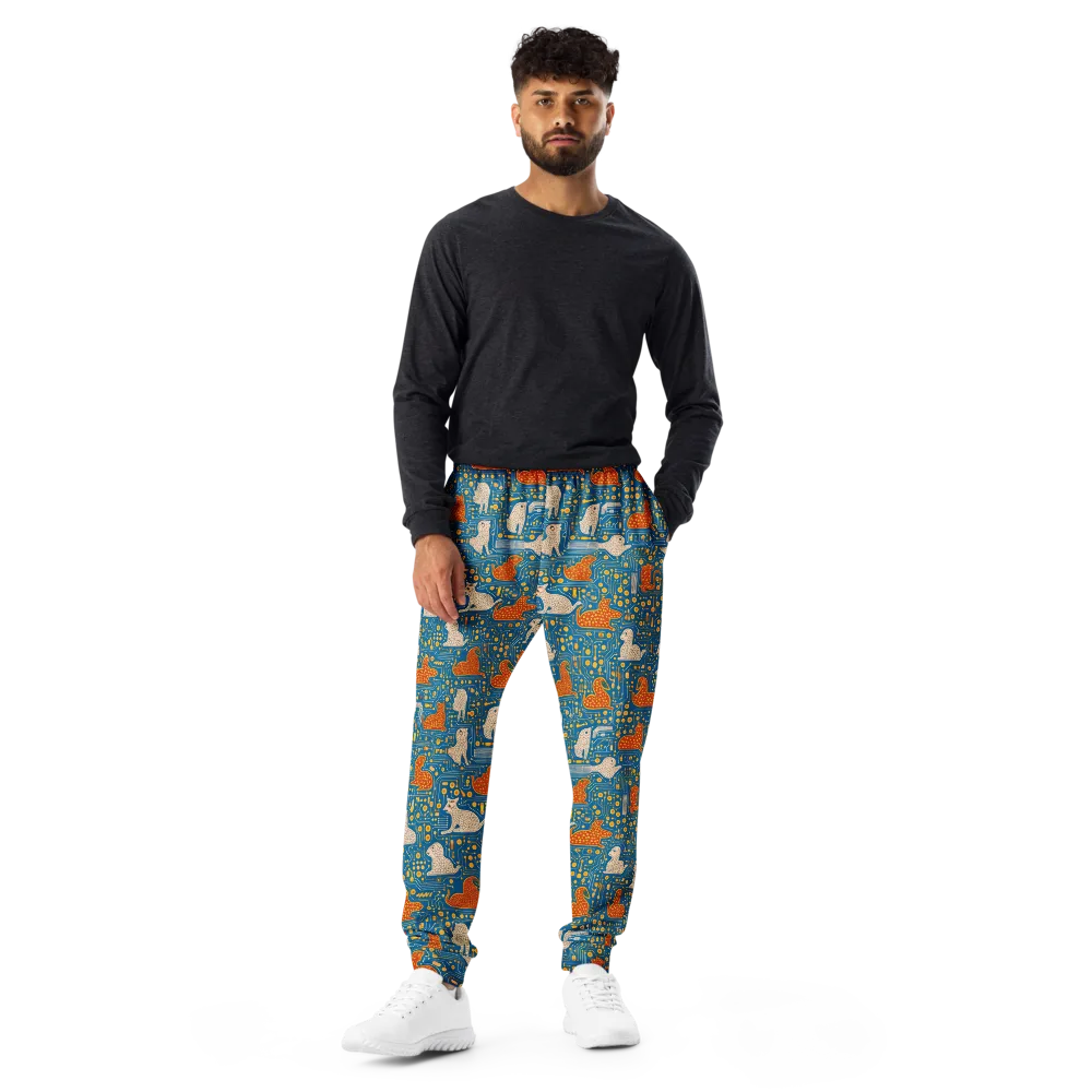 Copper Circuit Warren on Men's Joggers — Front